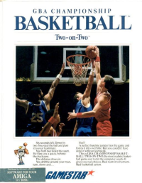 GBA Championship Basketball Two-on-Two Amiga US box art